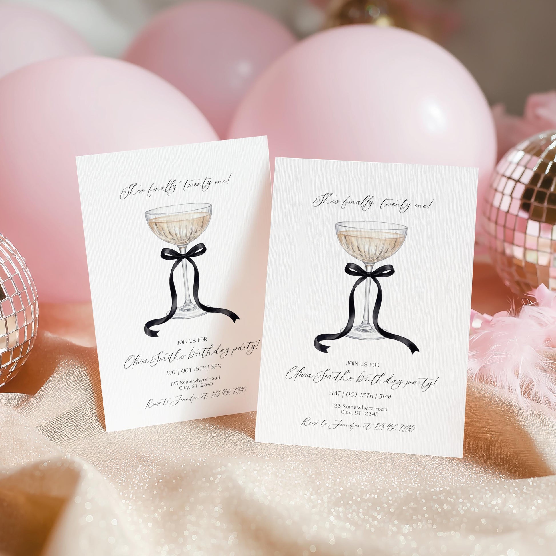 Birthday Invitation for birthday guests and party details