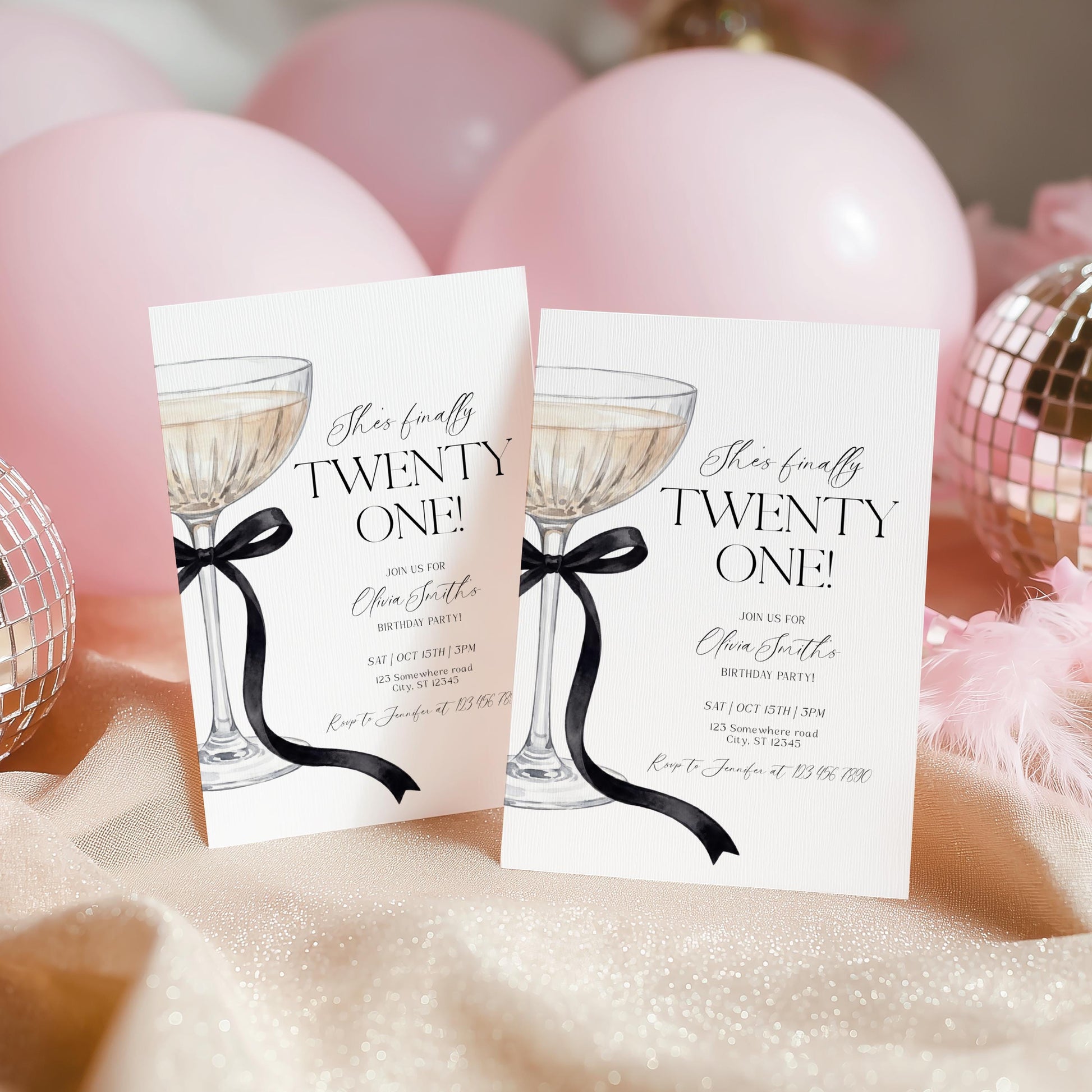 Birthday Invitation for birthday guests and party details