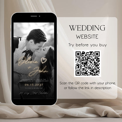 Wedding Website Template: Lace Envelope template details 9