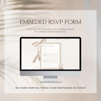 Baby Shower Website Invitation: We Can Bearly Wait template details 4