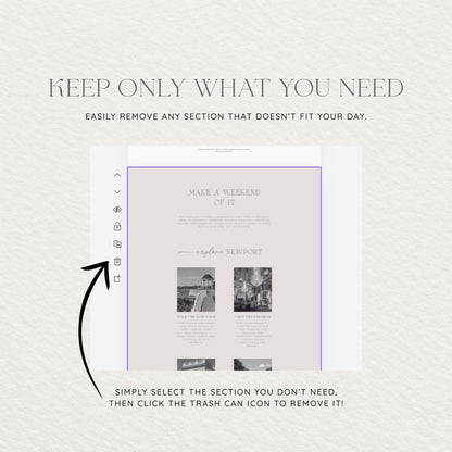 Wedding Website Template: Embossed Monogram template details 5