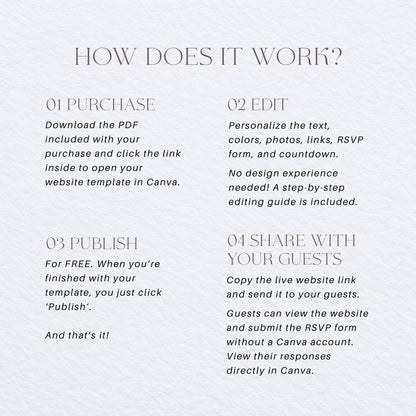 Wedding Website Template: Light Blue template details 9