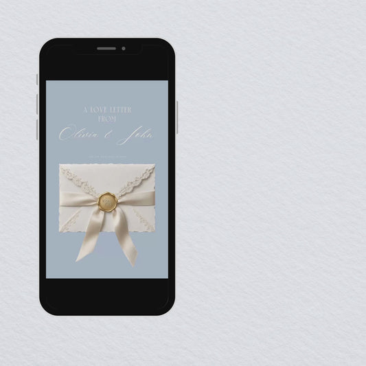 WD09 light blue wedding website template video demo