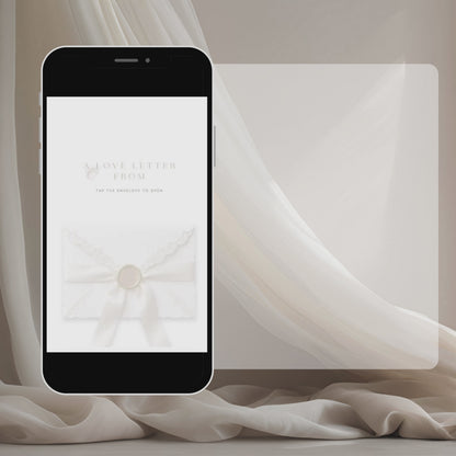 WD05 lace envelope wedding website template video demo