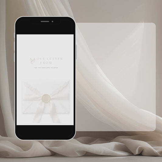 WD05 lace envelope wedding website template video demo