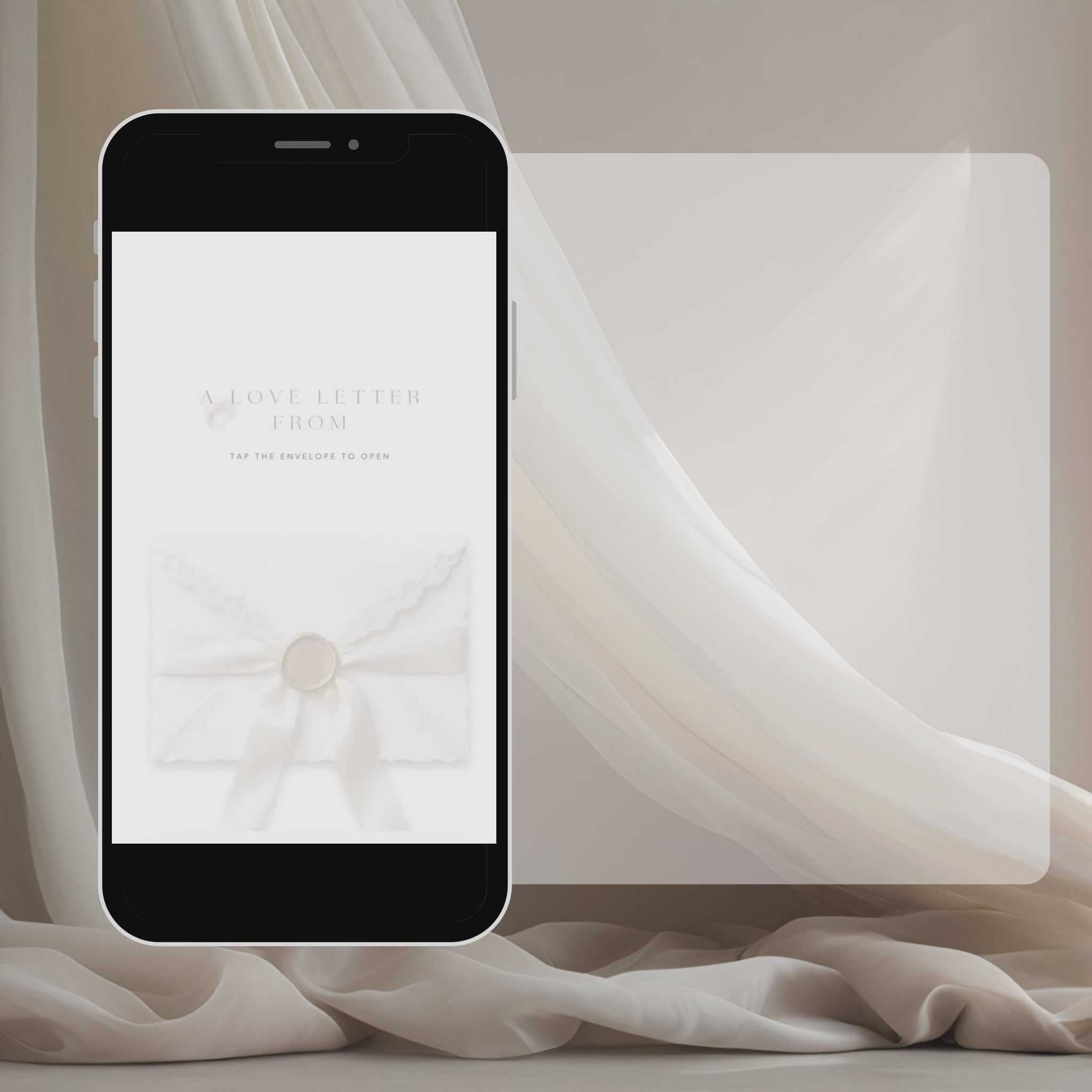 WD05 lace envelope wedding website template video demo