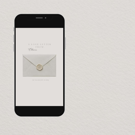 WD06 classic envelope wedding website template video demo
