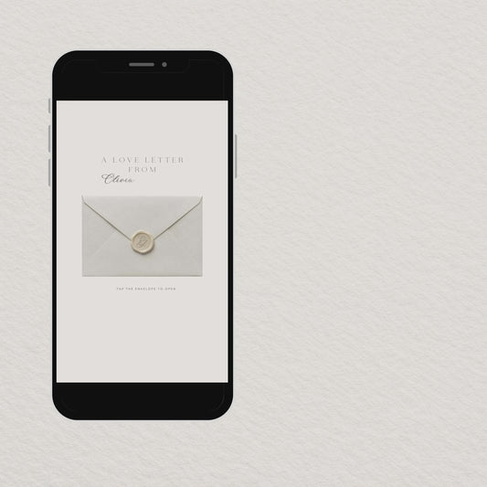 WD06 classic envelope wedding website template video demo