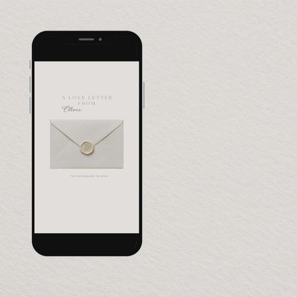 WD06 classic envelope wedding website template video demo
